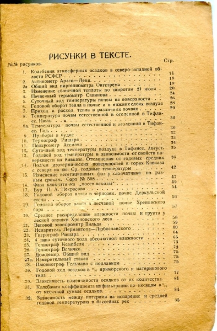 Фигуровский И.В. Агрометеорология.