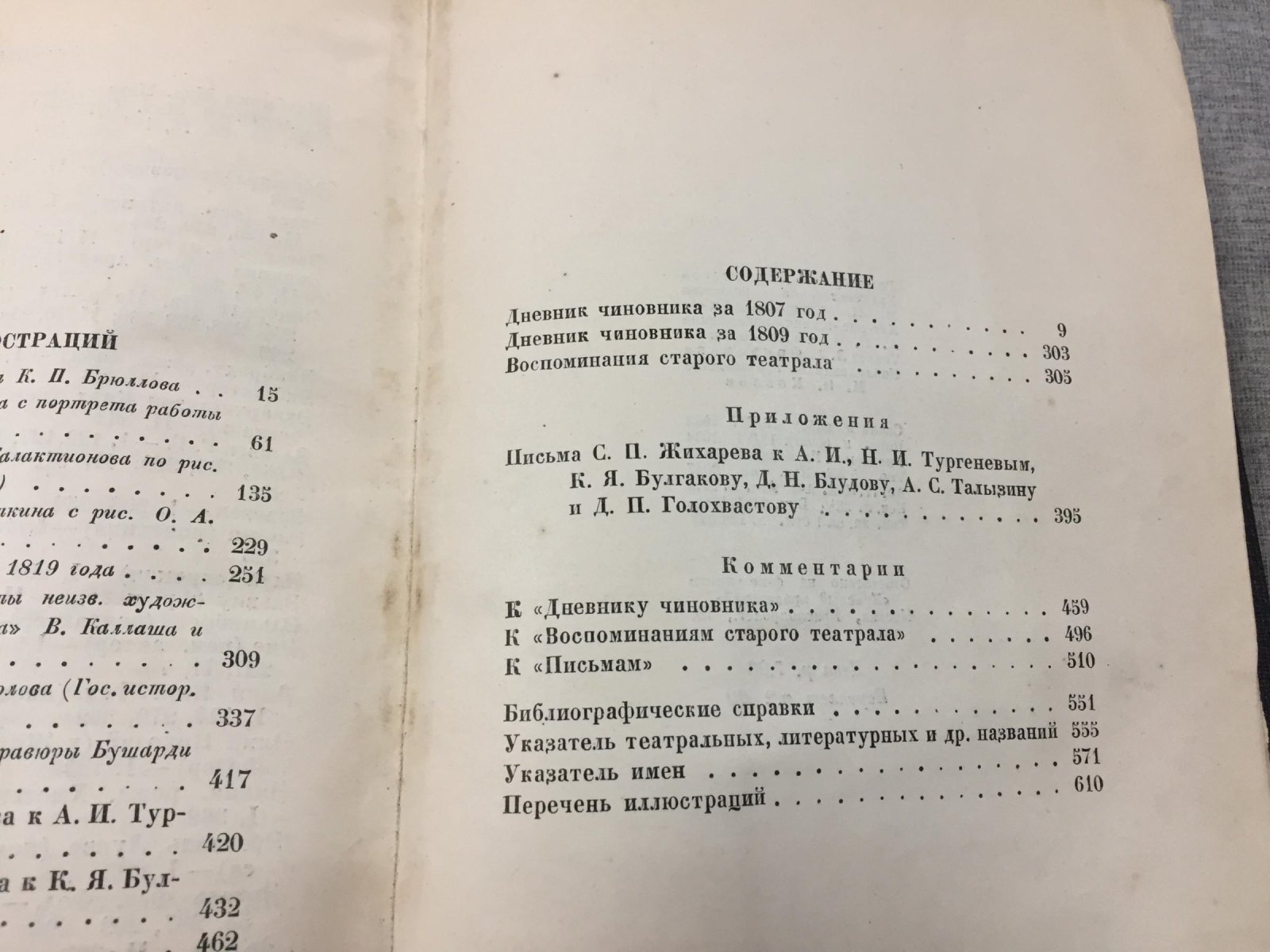 Жихарев С. П. Записки современника. Том II. Дневник чиновника. Воспоминания старого театрала. Письма.