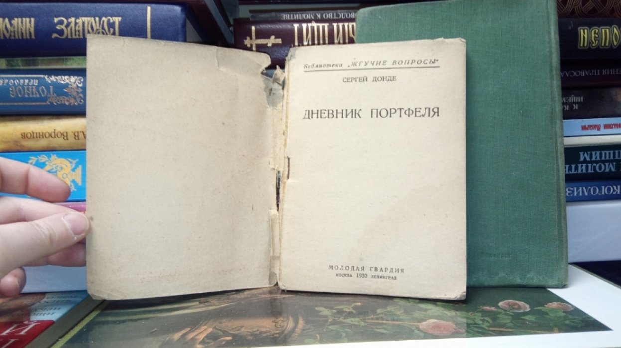 Донде Сергей. Дневник портфеля.