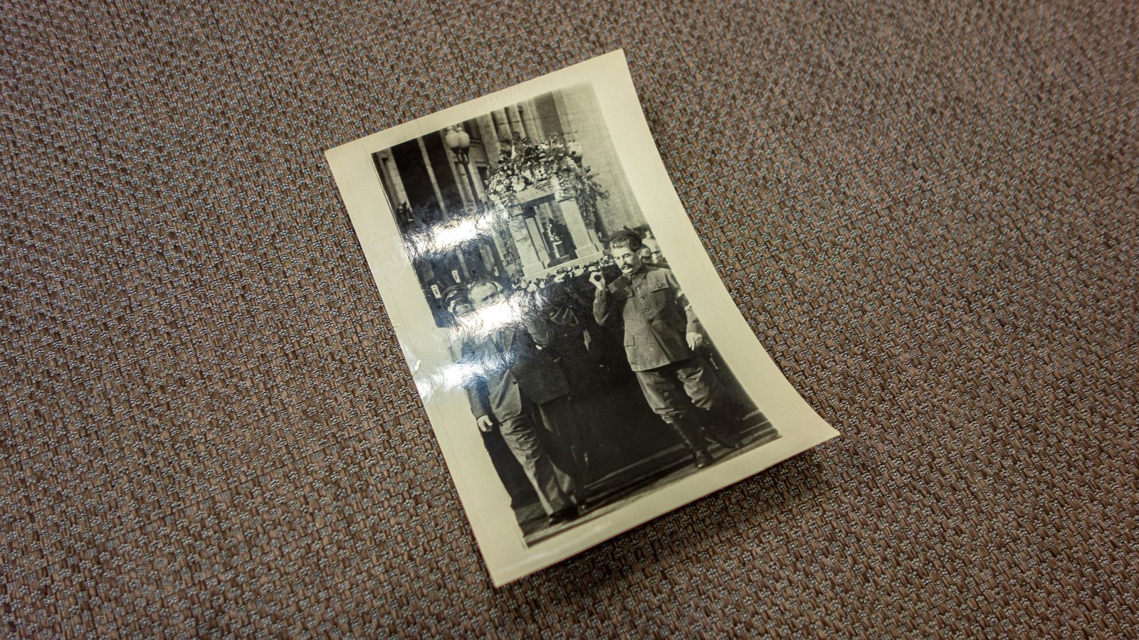 Сталин, Молотов. Фотография на похоронах.