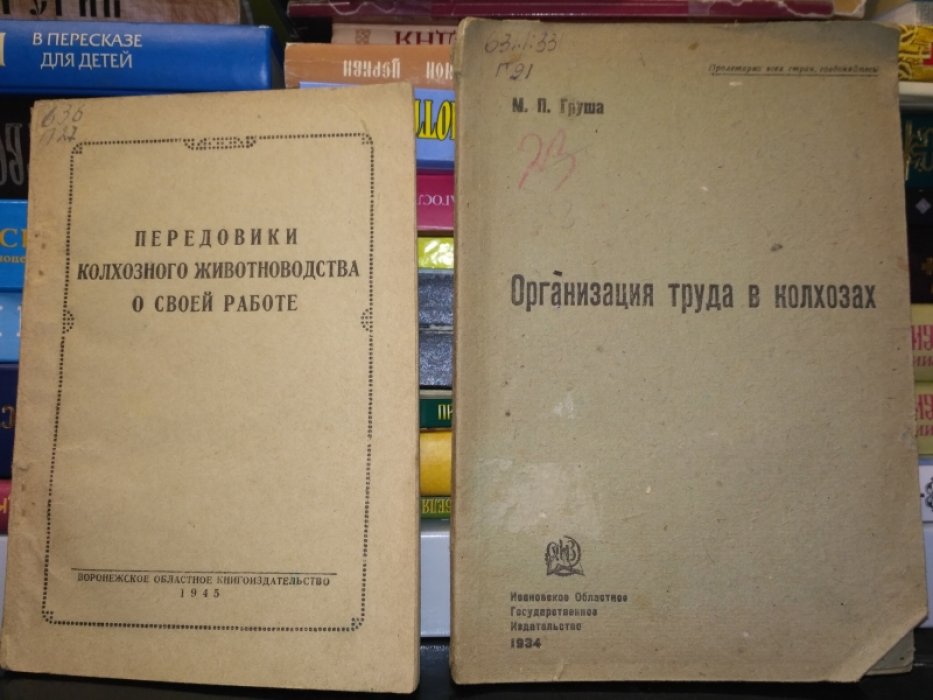 Груша М. П. Организация труда в колхозах .