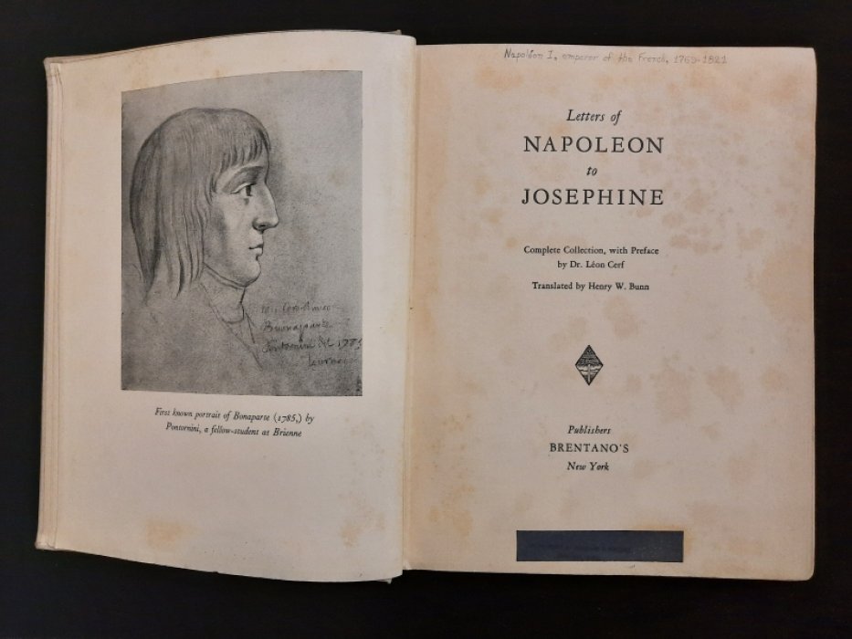 Cerf, Leon. Letters of Napoleon to Josephine (письма Наполеона к Жозефине). Перевод с французского на английский