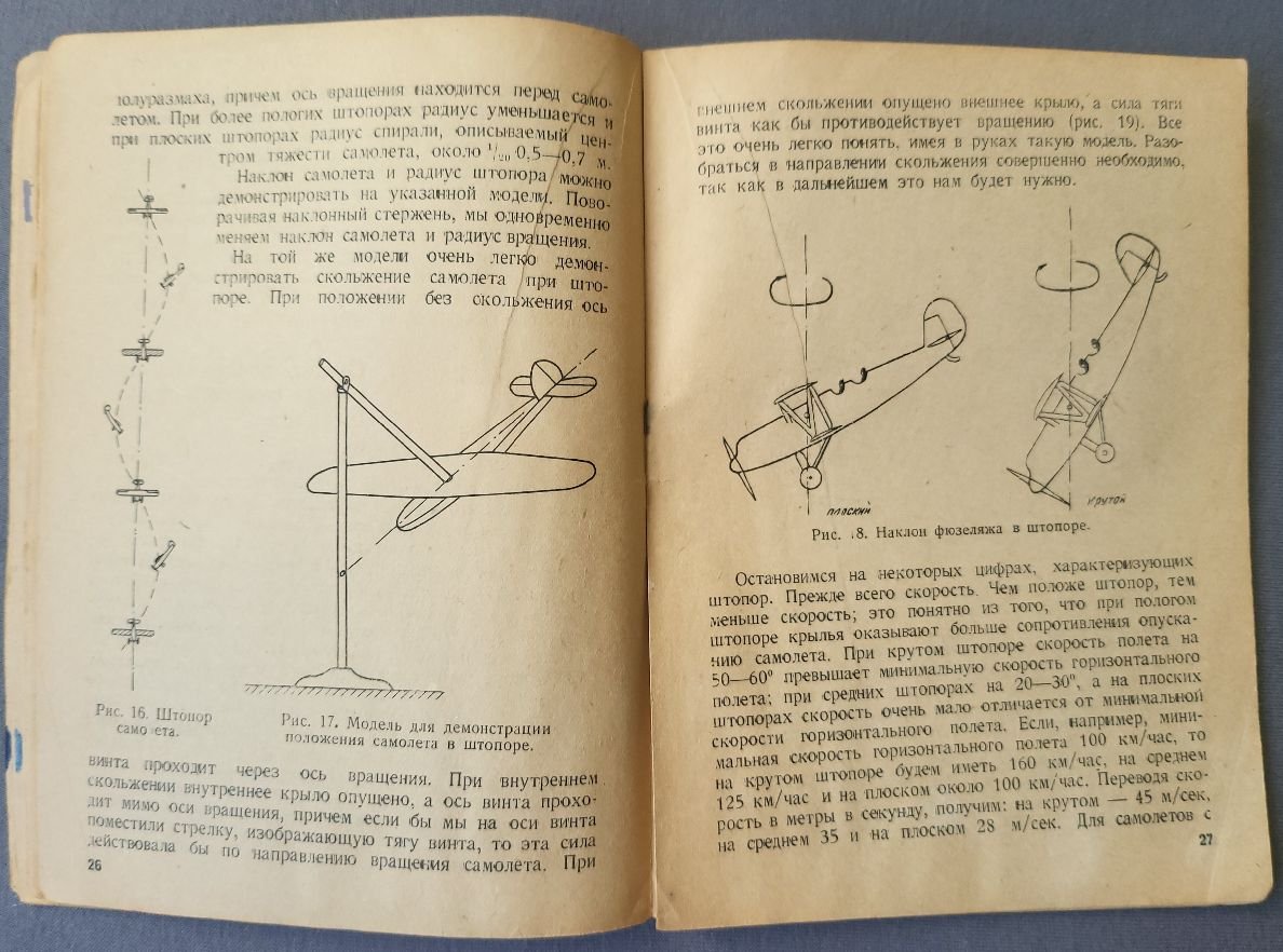 Пышнов В.С. Штопор самолета. Элементарное изложение.