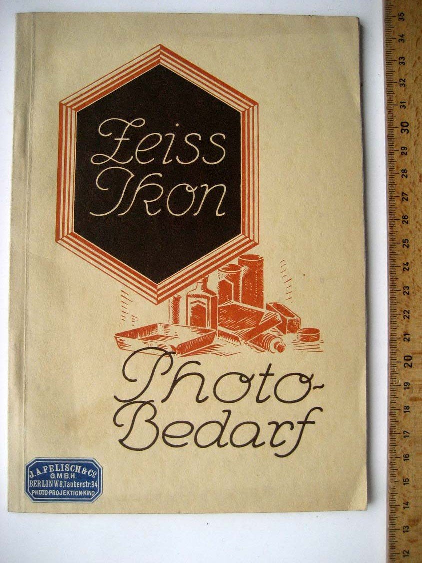 Zeiss Ikon Photo-Bedarf (каталог фотоаксессуаров).
