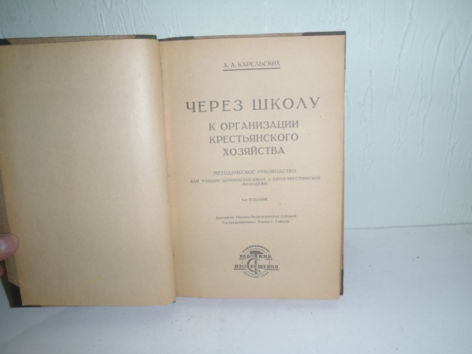 Карельских А.А. Через школу к организации крестьянского хозяйства.