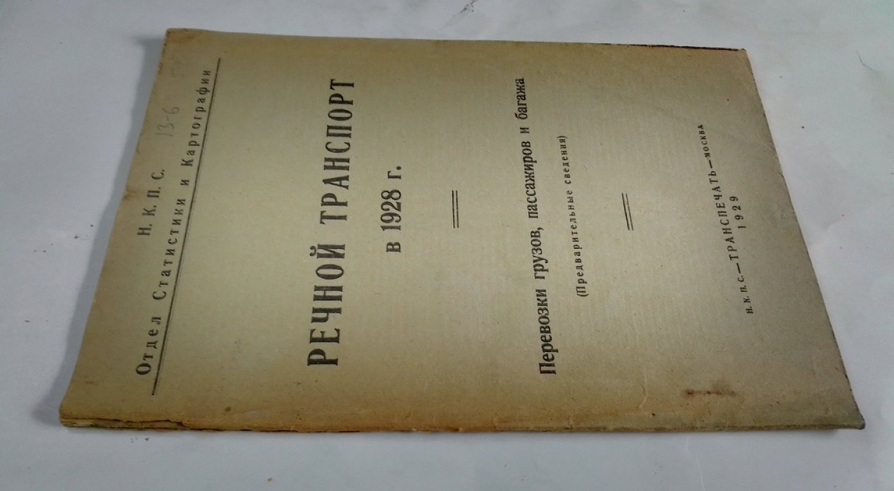 Речной транспорт в 1928 г.
