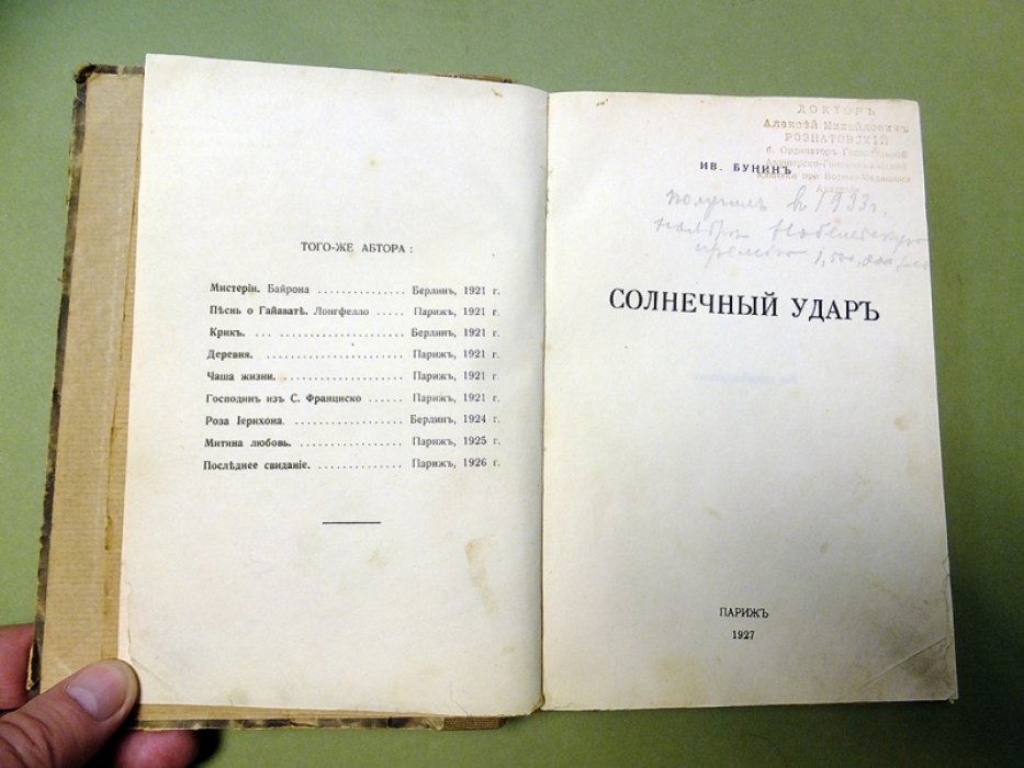 Бунин И. Солнечный удар.