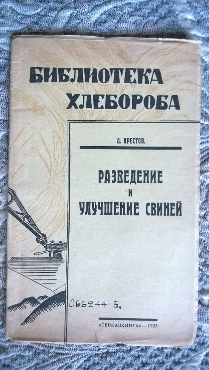 Крестов А. Разведение и улучшение свиней.