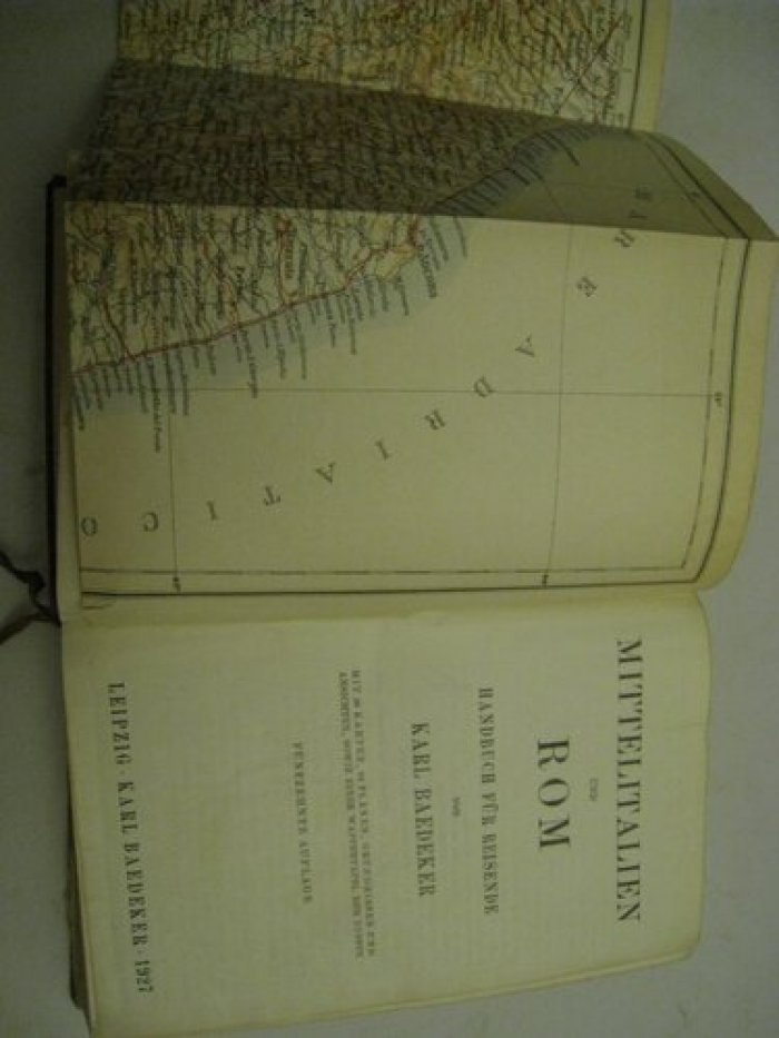 Baedeker Karl. Mittelitalien und Rom. [Центральная италия и Рим]