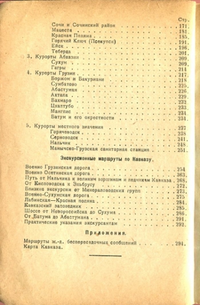 Курорты Кавказа.