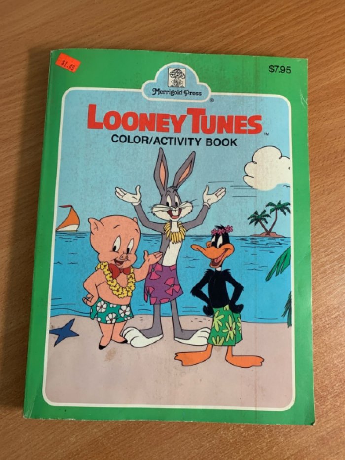 Looney Tunes / Веселые мелодии. Раскраска (Merrigold Press, 1989) — мягкая обложка, увеличенный формат