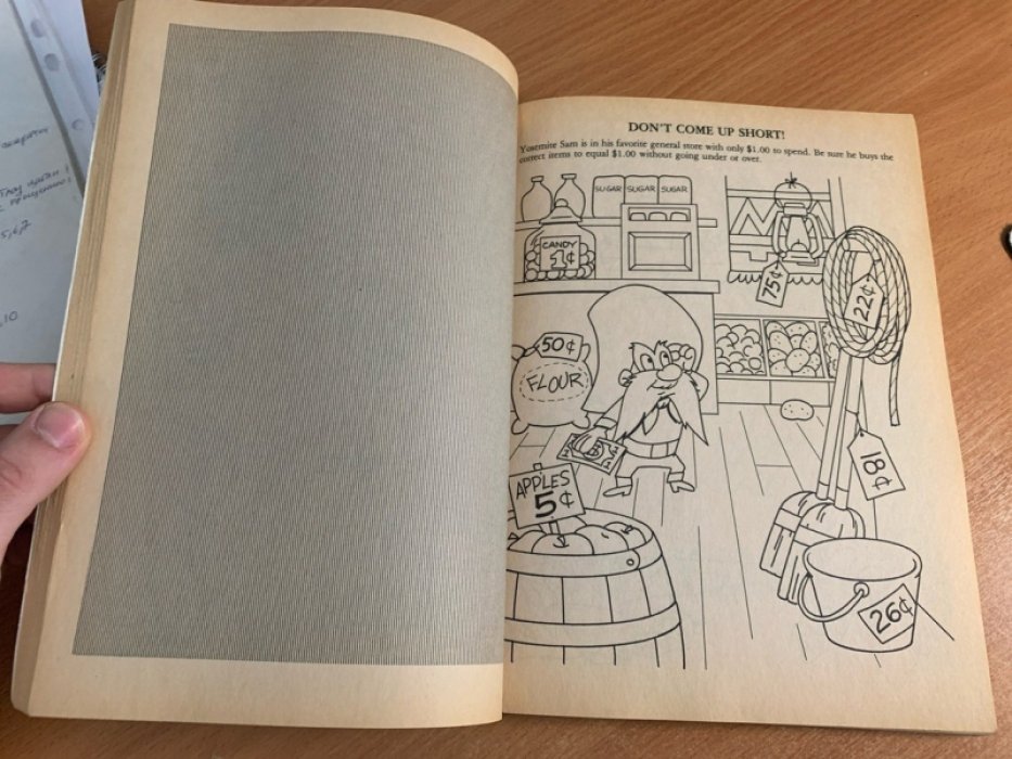 Looney Tunes / Веселые мелодии. Раскраска (Merrigold Press, 1989) — мягкая обложка, увеличенный формат