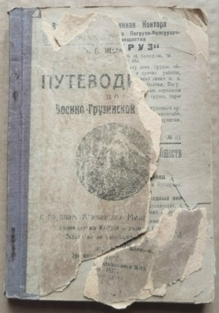 Щеблыкин И.П. Краткий путеводитель по военно-грузинской дороге. 