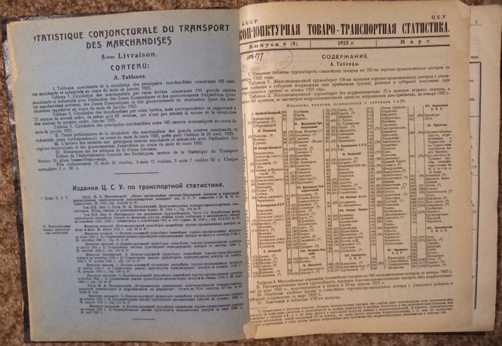 Конъюнктурная товаро-транспортная статистика.Выпуск 8-14.