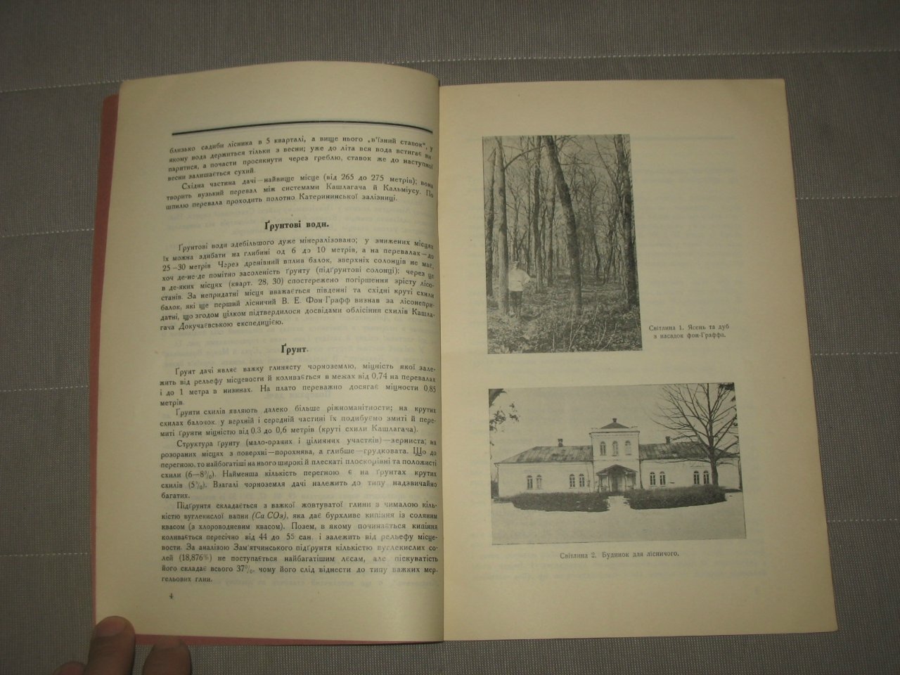 Крайнев Д.К. Нарис Велико-Анадольскоi лiсoвоi дачi./ Очерк о Великоанадольской лесной станции.