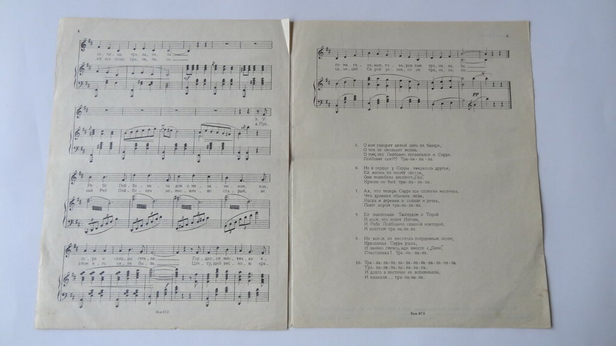 Прозоровский. Б.А. Сарра.( Еврейская местечковая мелодия.)
