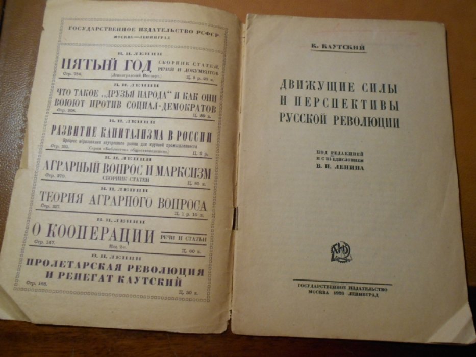 Каутский К. Движущие силы и перспективы русской революции.