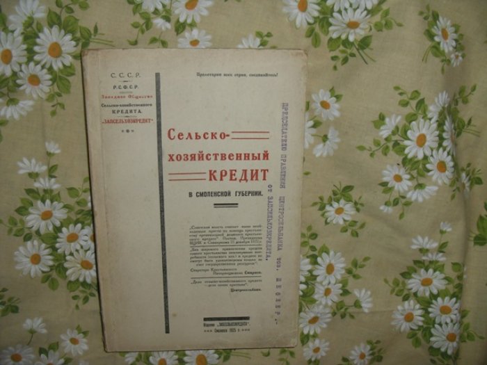 Сельско - хозяйственный кредит в Смоленской губернии.