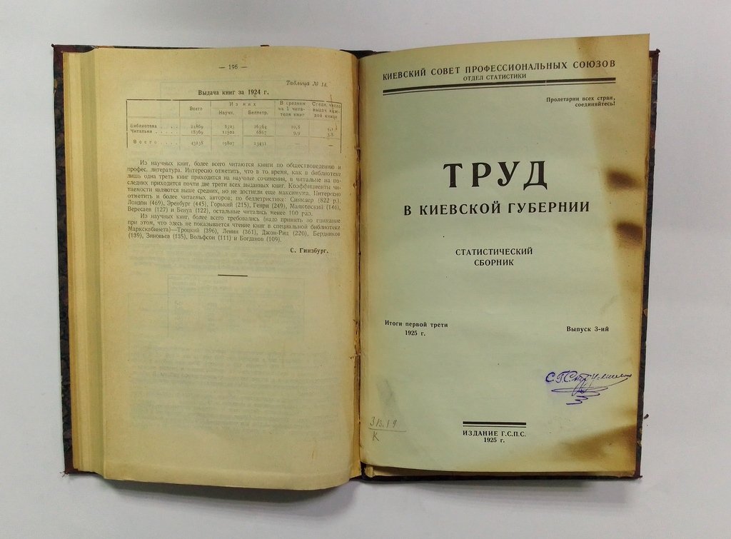 Труд в Киевской губернии.