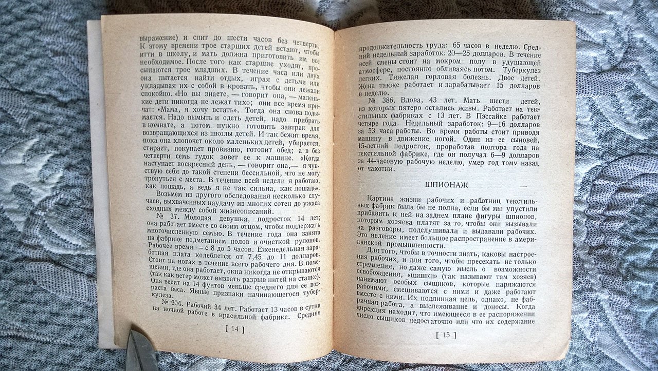 Мадлена Маркс. История одной большой стачки в Соединенных Штатах.
