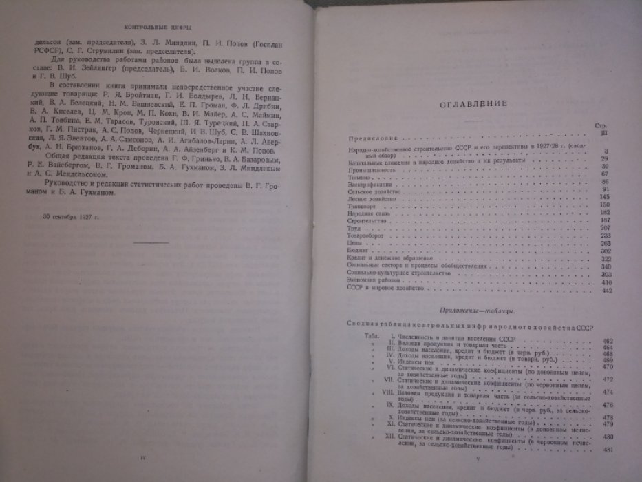 Контрольные цифры народного хозяйства СССР.