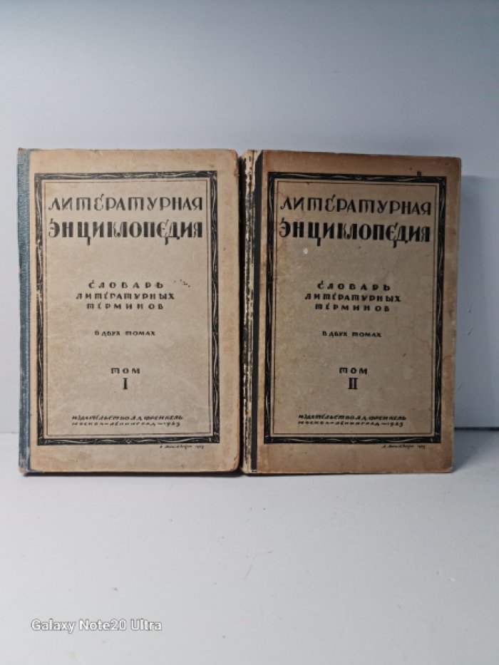 Литературная энциклопедия. Словарь литературных терминов. В двух томах.