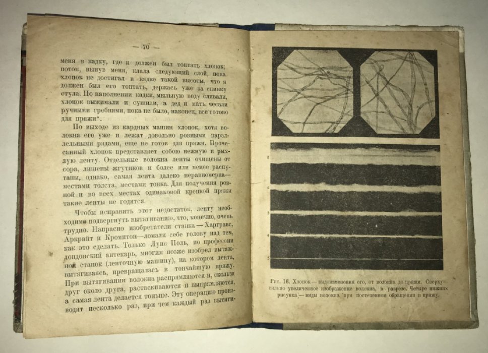 Текстильная промышленность. Лен и хлопок.