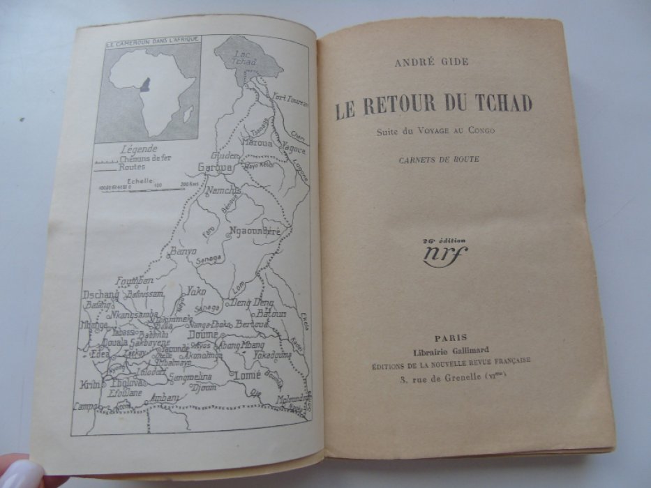 Gide Andr? / Андре Жид. Le retour du Tchad / Возвращение из Чада.