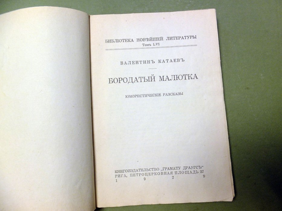 Катаев В. Бородатый малютка.