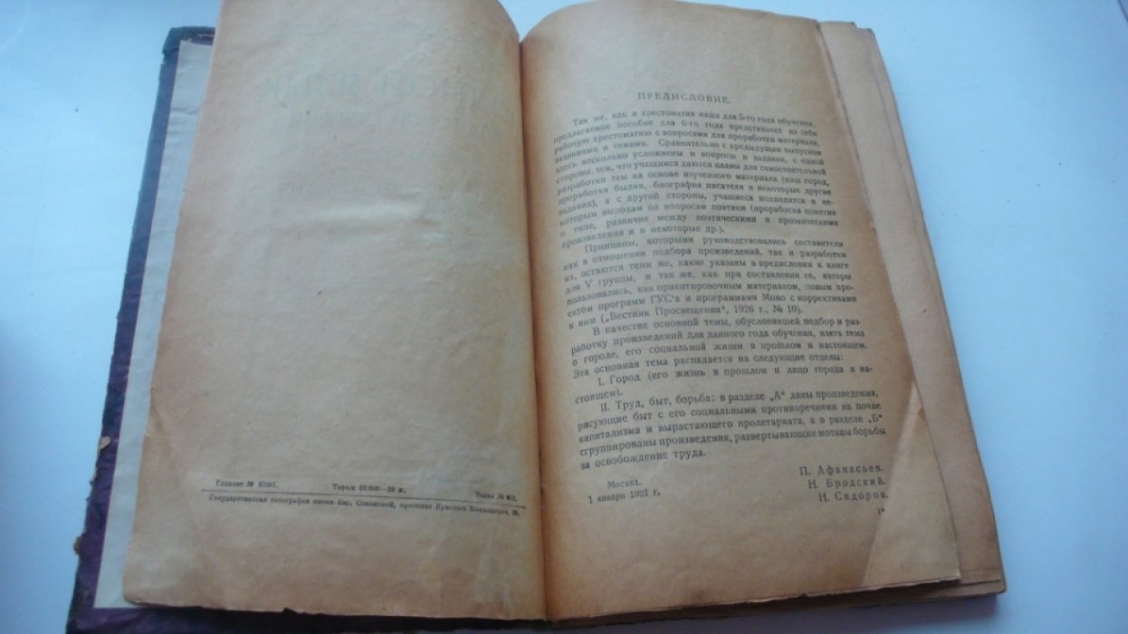 Афанасьев, П.О., Бродский, Н.Л., Сидоров, Н.П. Родной язык во второй ступени.