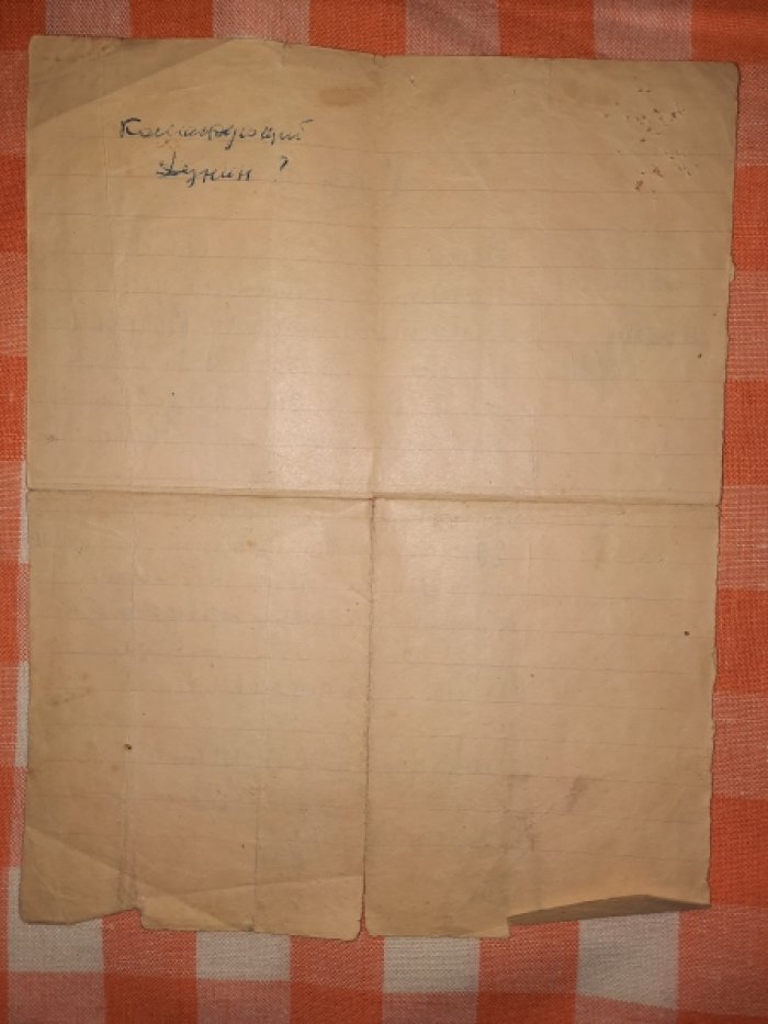 Справка Баклановского сельсовета от 18 сентября 1929 года о том, что гражданин Соловьев дважды в 1921 году был проводником Красных Полков и Горной Артиллерии на Ново-Афонский фронт.