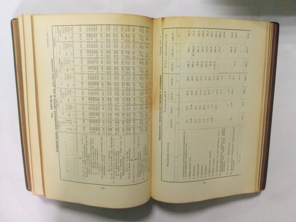 Контрольные цифры народного хозяйства СССР на 1928/1929 гг.