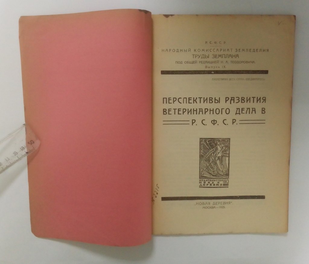 Перспективы развития ветеринарного дела в РСФСР.