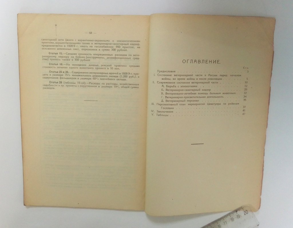 Перспективы развития ветеринарного дела в РСФСР.