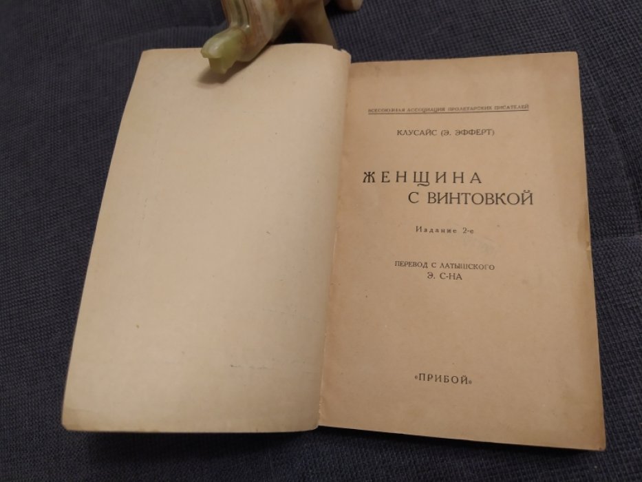 Клусайс (Э.Эфферт).  Женщина с винтовкой.