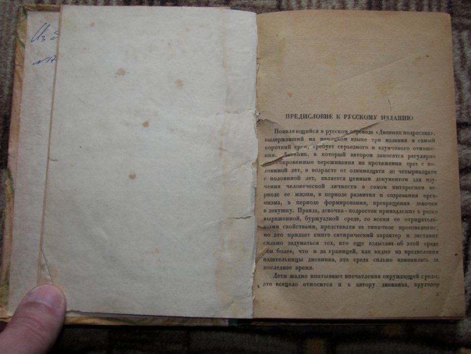 Дневник подростка.