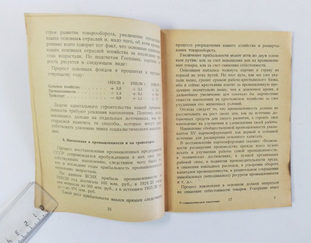 Халатов, Арт. О социалистическом накоплении.
