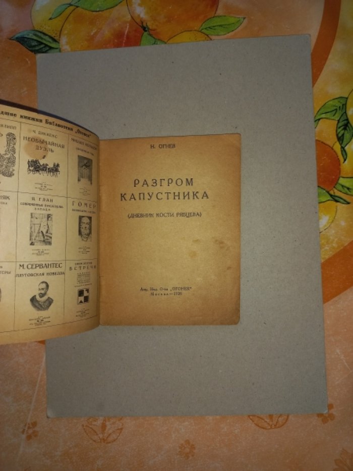 Огнев Н. Разгром капустника (Дневник Кости Рябцева).