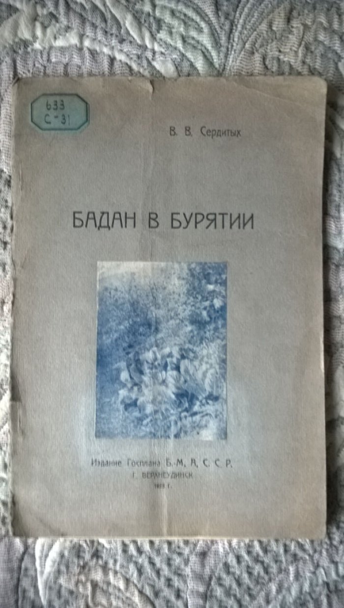 Сердитых В.В. Бадан в Бурятии.