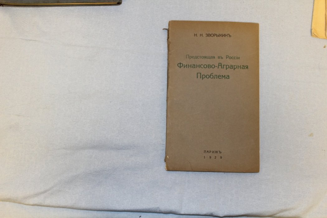 Зворыкин Н.Н. Предстоящая в России финансово-аграрная проблема.