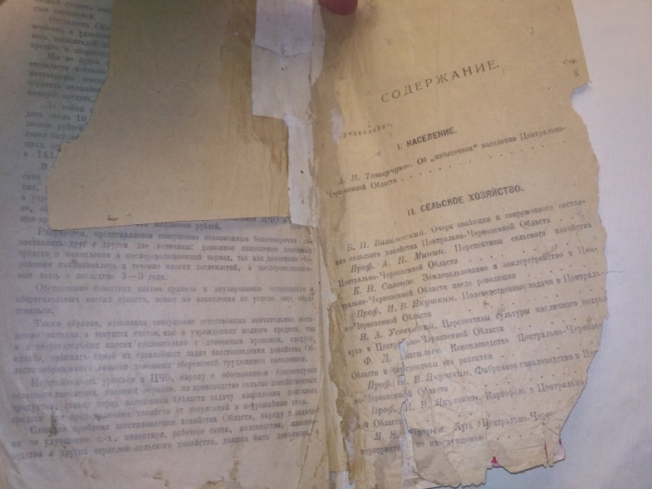 Материалы по изучению вопроса о восстановлении хозяйства Центрально-черноземной области . Том 1.