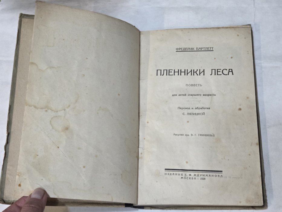 Бартлетт Ф. Пленники леса.