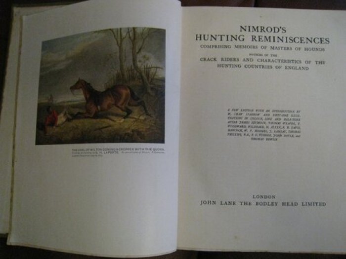 Nimrod`s hunting reminiscences.