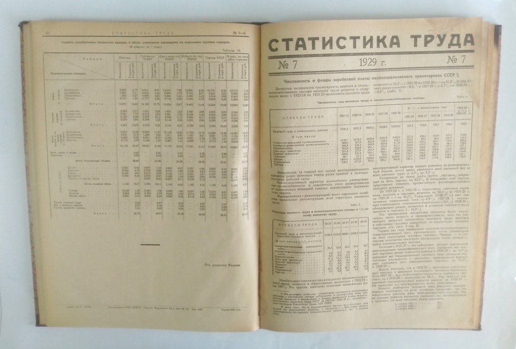 Статистика труда.