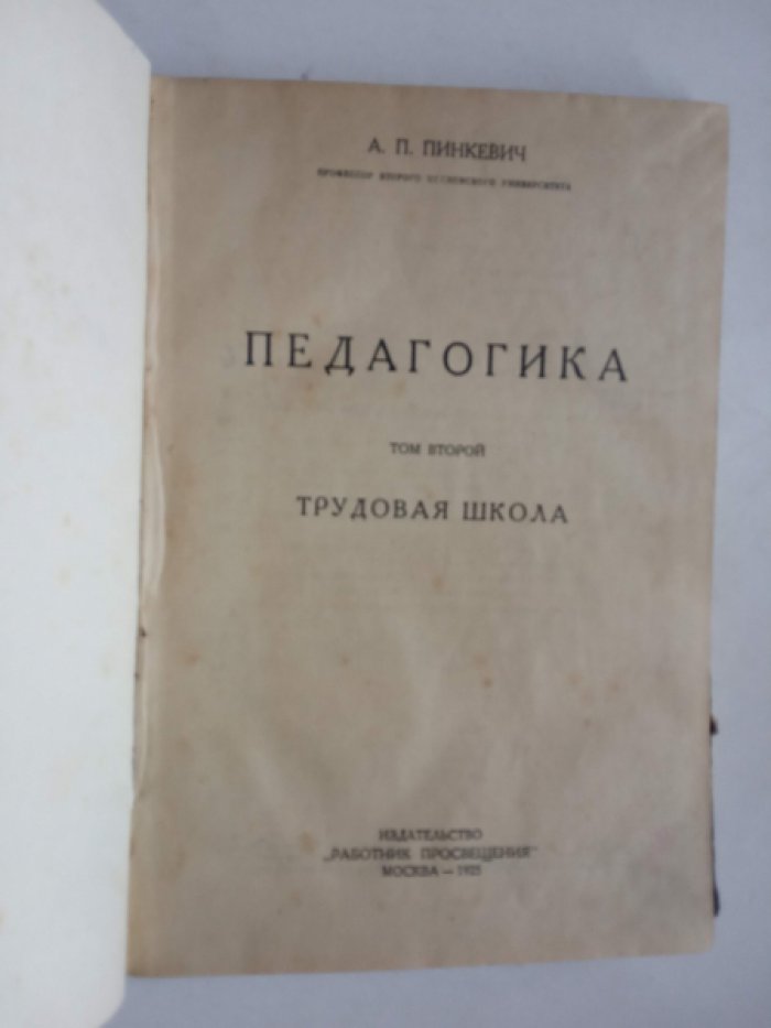 Пинкевич А. Педагогика.