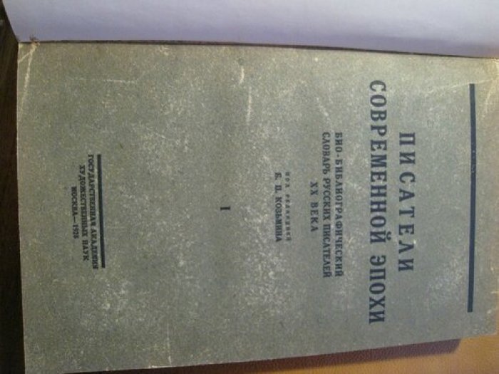 Писатели современной эпохи. Био-библиографический словарь русских писателей XX века. Том 1.