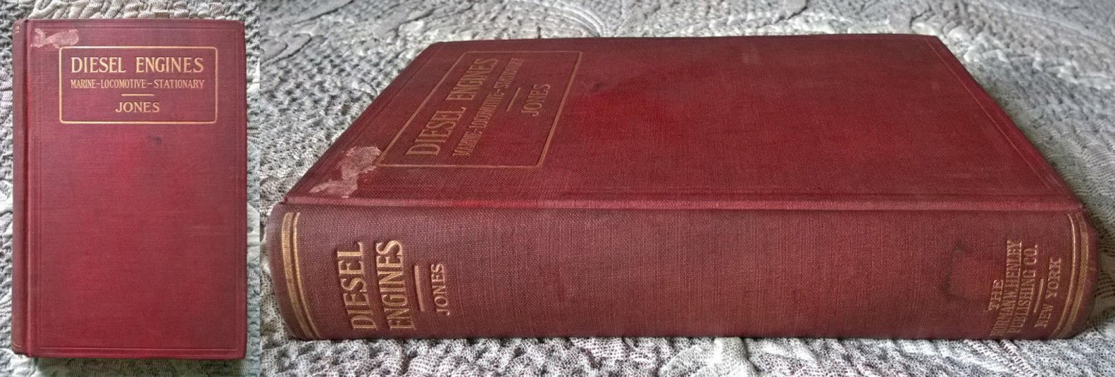 David Louis Jones. Дизельные двигатели: Судовые-Локомотивные-Стационарные (Diesel engines. Marine-Locomotive-Stationary). Практическая монография о принципе действия, конструкции, эксплуатации и техническом обслуживании дизельного двигателя