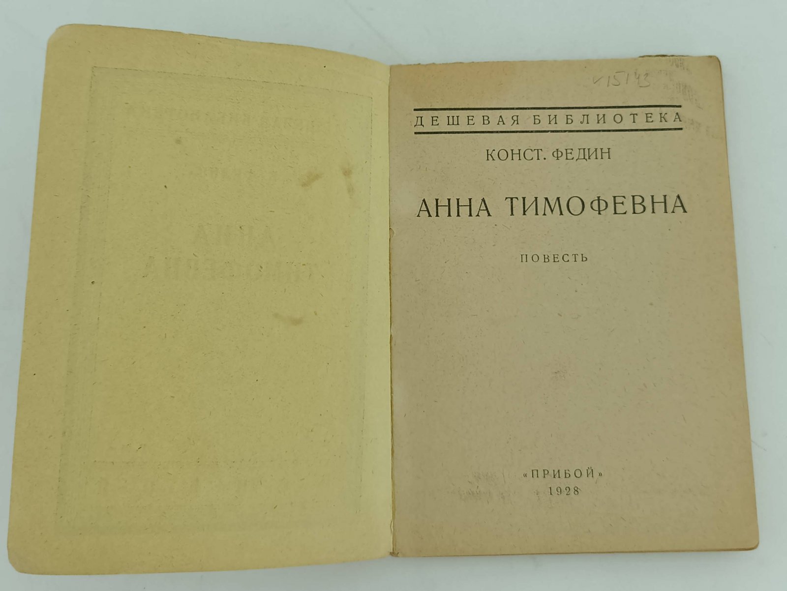 Федин К. Анна Тимофевна.