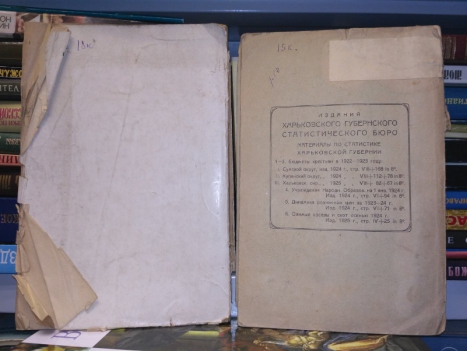 Бюджеты крестьян Харьковской губернии в 1922-23 году. III  Харьковский округ.