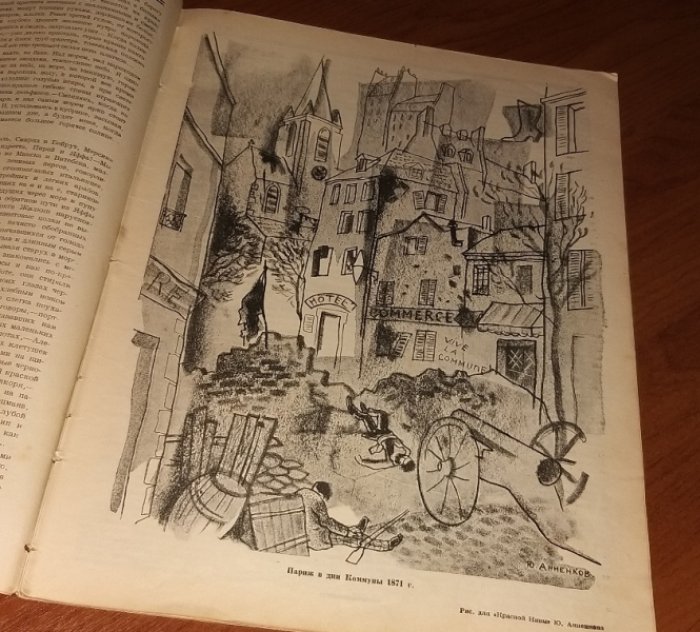 (Юрий Анненков, Юрий Пименов). Красная нива 1927 № 12.